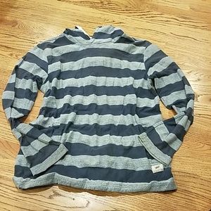 Van Hooded pull over sweater sz L